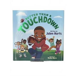 New Signed Jalen Hurts Better Than a Touchdown Book Eagles Autographed HC